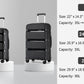Raviat® Expandable Hardshell Spinner Luggage – 4-Wheel Durable Travel Suitcase with TSA Lock