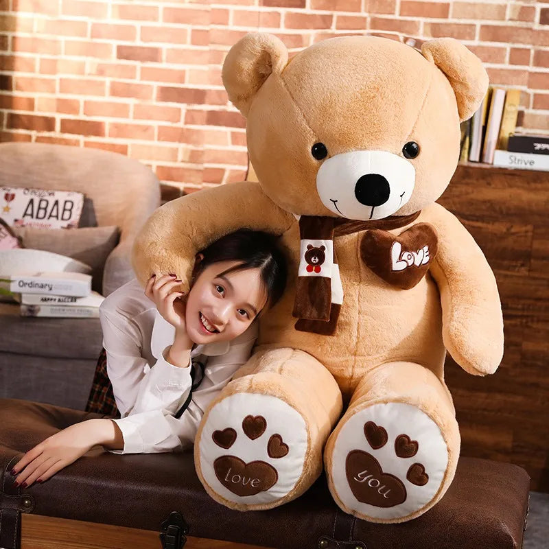4 Colors Teddy Bear With Scarf