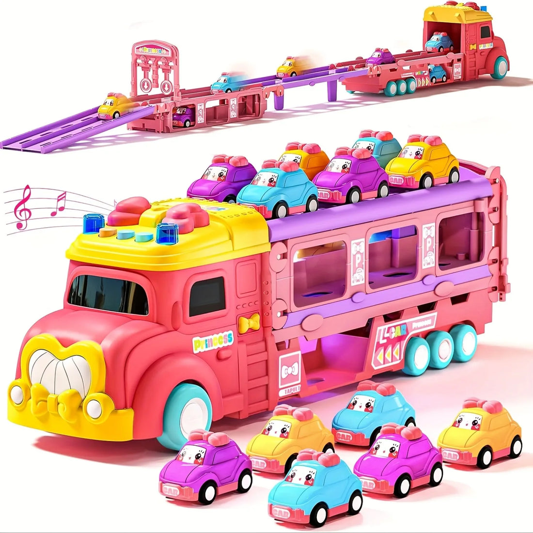 Foldable Track Light & Sound Push